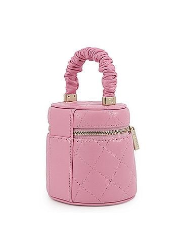 Chanel Chanel Vanity Bag, Coco Mark, Matelassé, Lambskin, AP2730, CHANEL Handbag, Pouch, Women's, (view 2)