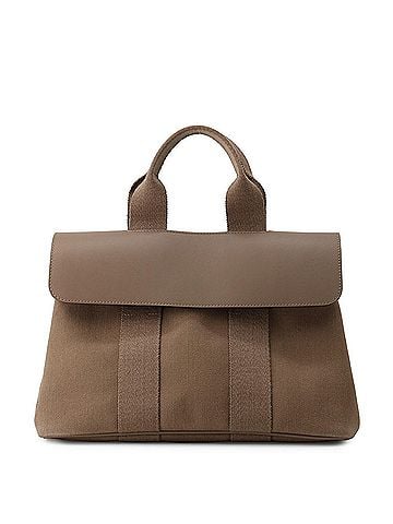 Hermès Hermes Valparaiso PM handbag, Etoupe Toile Chevron leather, ?J stamp, HERMES handbag (view 1)