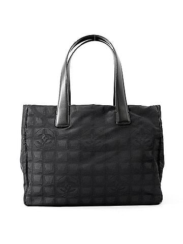Chanel Chanel Tote Bag New Travel Line MM Nylon A15991 CHANEL Handbag Black Women's (view 1)