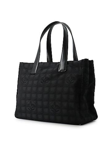 Chanel Chanel Tote Bag New Travel Line MM Nylon A15991 CHANEL Handbag Black Women's (view 2)