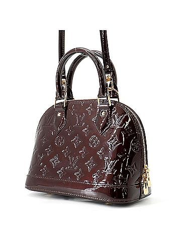Louis Vuitton Louis Vuitton Alma BB Monogram Vernis Handbag M91678 LOUIS VUITTON 2-way Shoulder Bag (view 2)