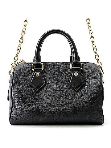 Louis Vuitton Louis Vuitton Monogram Empreinte Speedy Bandoulière 20 Handbag M58953 2-way Black LOUIS VUITTON (view 1)