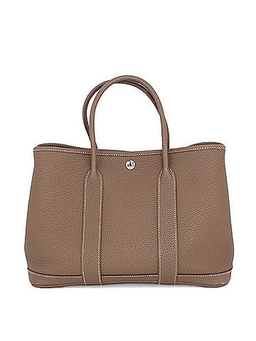 Hermès Hermes Garden TPM Tote Bag, Etoupe Negonda, T-stamp, Garden, Handbag, Women's HERMES (view 1)
