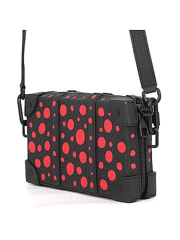 Louis Vuitton Louis Vuitton Shoulder Bag Monogram Taurillon Infinity Dot LV x YK Soft Trunk Wallet M81905 Black Yayoi Kusama Handbag LOUIS VUITTON (view 2)