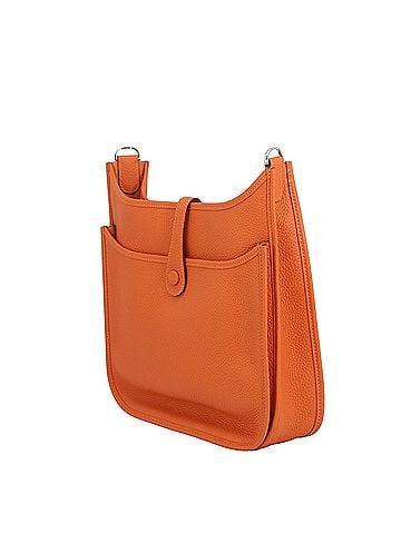 Hermès Hermes Evelyne 3 PM Shoulder Bag, Feu, Taurillon Clemence Leather, B Stamp, HERMES, Evelyne, Handbag, Women's, HERMES (view 2)