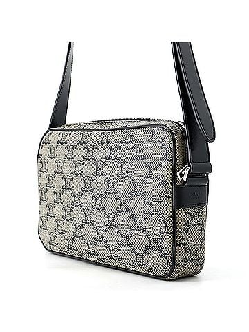 Céline Celine Triomphe Horizontal Medium Shoulder Bag, Handbag 194502, Black, (view 2)