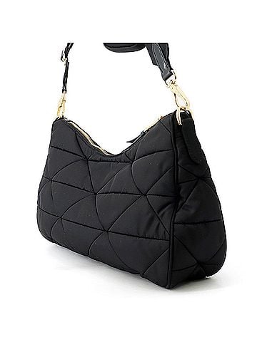 Prada Prada Shoulder Bag, Quilted Triangle Nylon, 1BC232, PRADA, Black, Handbag, PRADA (view 2)