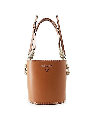 Prada Prada Tambour Bucket Shoulder Bag, Calf Leather, 1BE050, PRADA 2-way, Handbag, (view 1)