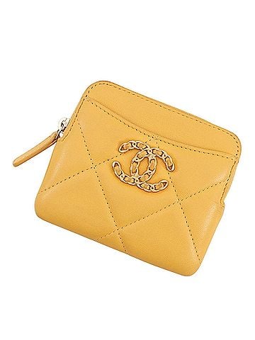 Chanel Chanel Wallet/Coin Purse Coco Mark CHANEL19 Zip Coin Lambskin AP2086 CHANEL Wallet WALLET (view 1)
