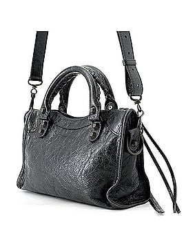 Balenciaga Balenciaga Shoulder Bag Le City Mini Arena Lambskin 806395 BALENCIAGA 2-way Black Handbag (view 2)