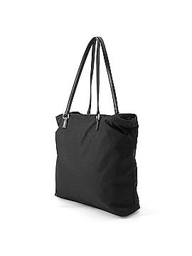 Prada Prada Triangle Nylon Tote Bag, Handbag, Black. (view 2)