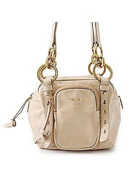 Prada Prada Shoulder Bag Soft Lux Leather PRADA Handbag (view 1)