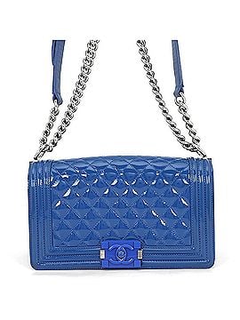 Chanel Chanel Chain Shoulder Bag Boy 25 Matelassé Coco Mark Patent A67086 CHANEL Handbag Women's (view 1)