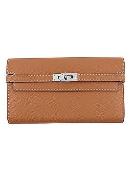 Hermès Hermes Kelly Wallet Long Gold Epsom Leather D Stamp HERMES Women's WALLET (view 1)