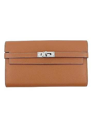 Hermès Hermes Kelly Wallet Long Gold Epsom Leather D Stamp HERMES Women's WALLET (view 1)