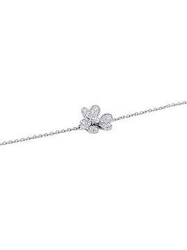 Van Cleef & Arpels Van Cleef & Arpels Frivole Mini Bracelet, 25 Diamonds (0.21ct total), 18K White Gold (VCARP3W200) (view 2)