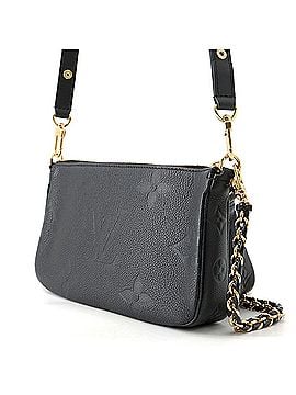 Louis Vuitton Louis Vuitton shoulder bag, Monogram Empreinte, Multi Pochette Accessoires M80399, black. Monogram, handbag, Vuitton. (view 2)