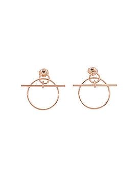 Hermès Hermes Earrings, Loop Echappé PM, 18KPG Pink Gold, HERMES Earrings (view 1)