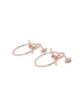 Hermès Hermes Earrings, Loop Echappé PM, 18KPG Pink Gold, HERMES Earrings (view 2)