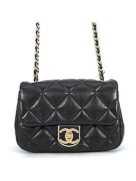 Chanel Chanel Chain Shoulder Bag Matelassé Coco Mark Lambskin AS3473 CHANEL Flap Handbag Black Women's (view 1)
