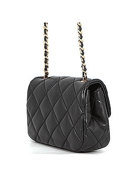 Chanel Chanel Chain Shoulder Bag Matelassé Coco Mark Lambskin AS3473 CHANEL Flap Handbag Black Women's (view 2)