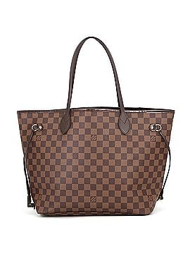 Louis Vuitton Louis Vuitton Damier Ebene Neverfull MM Tote Bag N51105 LOUIS VUITTON Handbag (view 1)