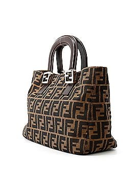 Fendi Fendi handbag, Zucca pattern, Mamma Baguette, canvas and leather, 26693 FENDI handbag (view 2)