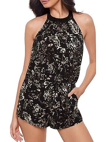 Magicsuit Halter Swim Romper One Piece Swimsuit (view 1)