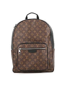 Louis Vuitton Louis Vuitton Monogram Macassar Josh Backpack M41530 LOUIS VUITTON Men's Black Handbag (view 1)