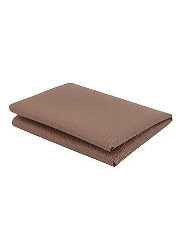 Hermès Hermes Calvi Duo Etoupe Chevre Mysore Wallet (W stamp) - Coin Purse, Card Case, Business Holder. (view 2)