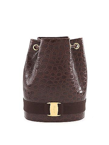 Salvatore Ferragamo Salvatore Ferragamo Vara Leather Backpack, Handbag, (view 1)
