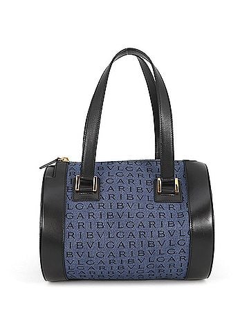 Bvlgari Bulgari handbag, Mania B.zero1 denim leather, black, handbag for women, BVLGARI (view 1)