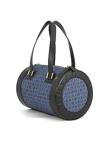 Bvlgari Bulgari handbag, Mania B.zero1 denim leather, black, handbag for women, BVLGARI (view 2)