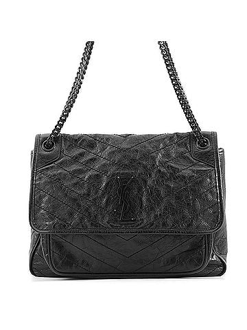 Yves Saint Laurent Yves Saint Laurent Saint Laurent Paris Chain Shoulder Bag Niki Large 506854 SAINT LAURENT PARIS Black Handbag (view 1)