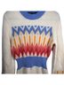 French Connection Zebra Print Multi Color Wool Dress Size M - photo 2