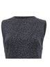 AKRIS 100% Wool Gray Akris Patterned Mini Shift Dress in Grey Wool Size 10 - photo 2