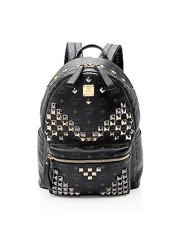 MCM MCM Visetos Studded Stark Medium Backpack (view 1)