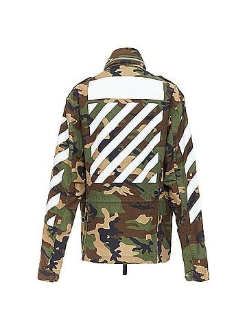 OFF-WHITE Off White Camo Logo Field Jacket (view 1)
