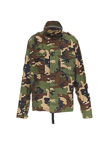 OFF-WHITE Off White Camo Logo Field Jacket (view 2)