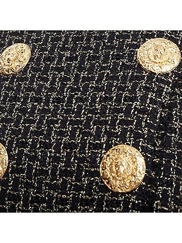 Balmain Balmain gold tweed swing mini dress (view 2)