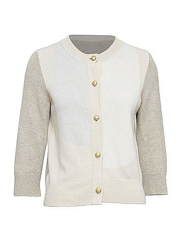 Chanel Chanel beige cashmere CC cardigan (view 1)