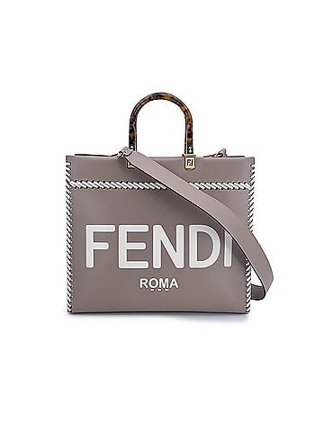 Fendi Fendi Leather Tote Bag Sunshine (view 1)
