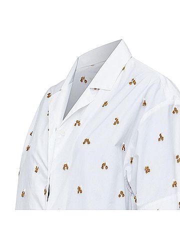 Jacquemus Jacquemus 2021 L'amour La Chemise Ble white glass embellished shirt (view 2)