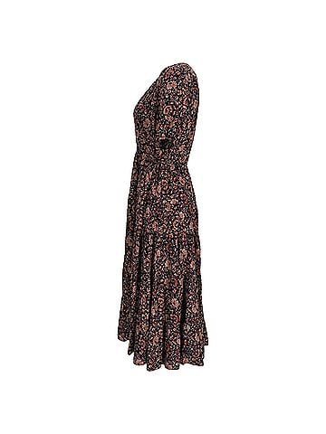 Ulla Johnson  Ulla Johnson Floral Print Midi Dress in Multicolor Cotton (view 2)