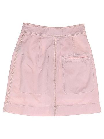 Isabel Marant  Isabel Marant Zip Front Mini Skirt in Pink Cotton (view 2)