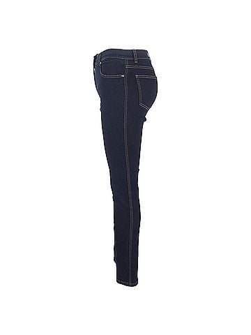 Escada  Escada High-Rise Slim-Fit Jeans in Blue Cotton Denim (view 2)