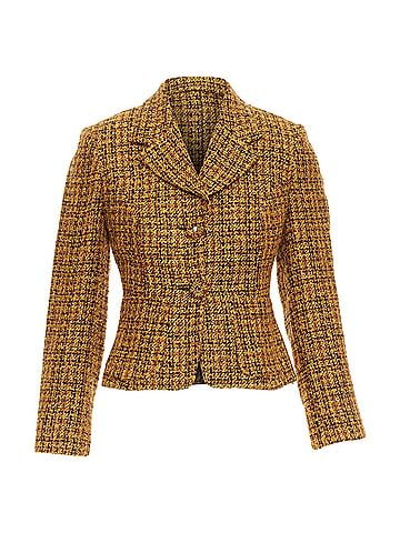 Versace Versace tweed Medusa cropped jacket (view 1)