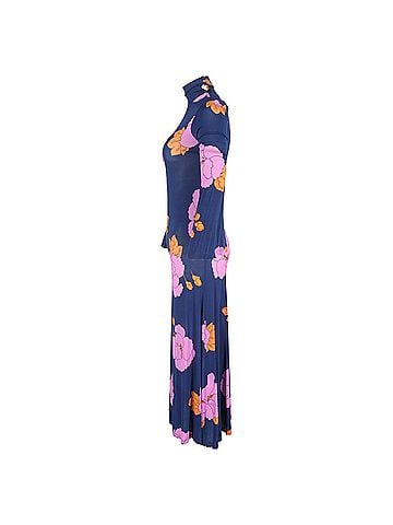 Dodo Bar Or  Dodo Bar Or Brigitte Floral Turtleneck Maxi Dress in Multicolor Viscose (view 2)