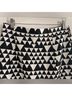 J.Crew Graphic Black White Casual Skirt Size 4 - photo 5