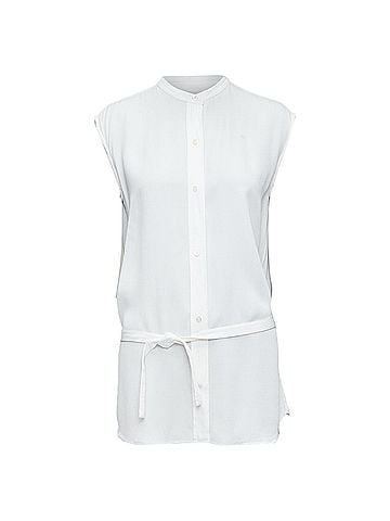 Helmut Lang Helmut Lang tie front deconstructed backless vest top (view 1)